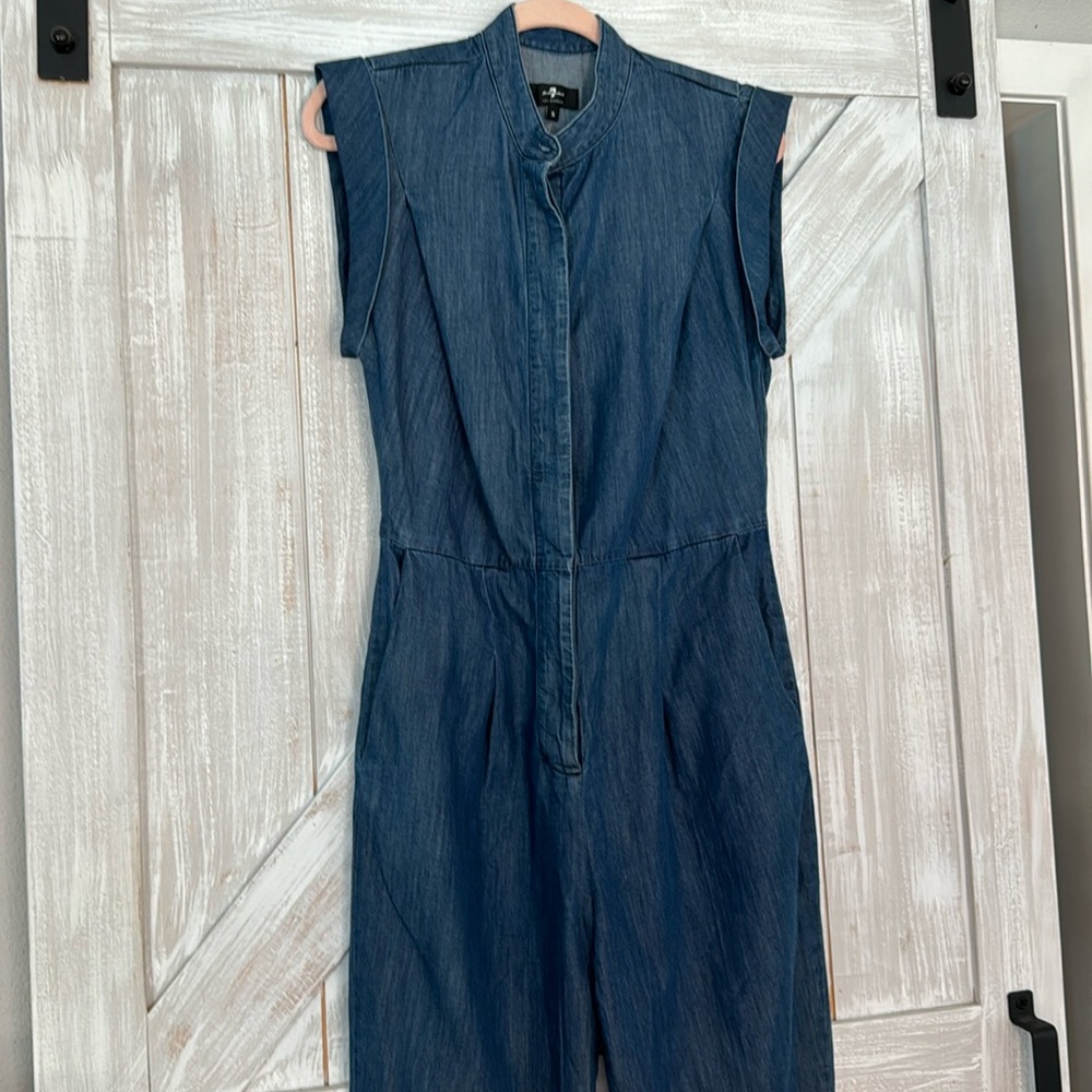 7 FOR ALL MANKIND denim jumpsuit